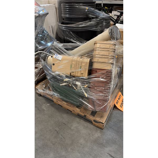 MIXED ITEMS INCL HEAVY-DUTY WHEEL BARROWS AND MORE 2 PALLET - MUST TAKE ALL