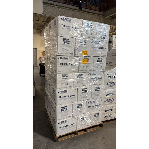 70 BOXES OF THERMOFLO ELBOW 4" TO 6" FLEXIBLE DUCTS
