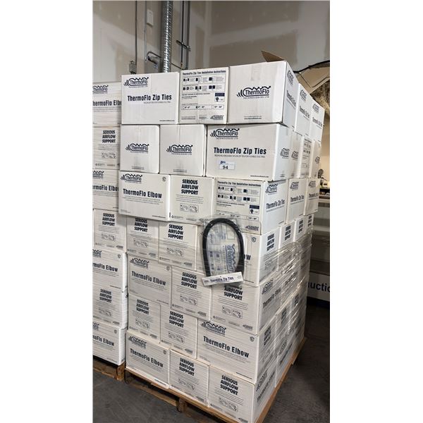 70 BOXES OF THERMOFLO ELBOW 4" TO 6" FLEXIBLE DUCTS
