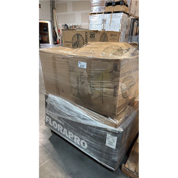 8 BOXES OF HURRICANE PRO 20" HIGH VELOCITY OSCILLATING WALL MOUNT FANS