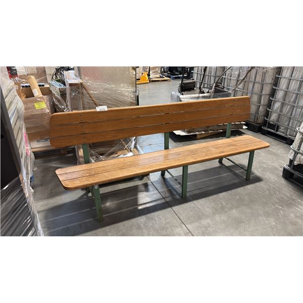 ONE 7' OAK BENCH TORO BLOWER AND 2 PALLETS OF ASSORTED FIXTURES AND MISC - MUST TAKE ALL