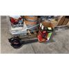 Image 2 : ONE 7' OAK BENCH TORO BLOWER AND 2 PALLETS OF ASSORTED FIXTURES AND MISC - MUST TAKE ALL