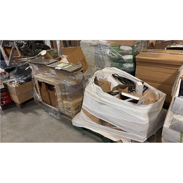 2 PALLETS OF ASSORTED LIGHTING SUPPLIES AND GROW TRAYS