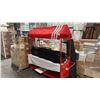Image 1 : RED 6' MOBILE CART C/W MESH ROLLS