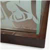 Image 2 : Clarence Wells Etched Glass "Haida Thunderbird" Design Keepsake Box (7" x 7" 10" tall)