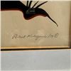 Image 2 : 1979 Framed Print "Duck Family" by Robert Kakegamic * Canadian Artist * Framed Dimensions: Approxima