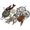 Image 1 : Group of Mini Dream Catchers, Fabric Orca, 2.5" Lidded Keepsake Box and More