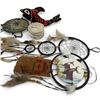 Image 3 : Group of Mini Dream Catchers, Fabric Orca, 2.5" Lidded Keepsake Box and More