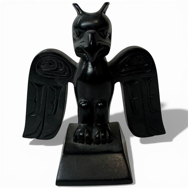 Black Eagle Miniature - Possibly BOMA (4" tall x 4" wide)