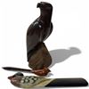 Image 1 : Carved Wood Eagle Statue, Cardinal Letter Opener, & Duck Shoe Horn (Eagle Statue is 8" tall)