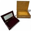 Image 3 : 1 Wood & 1 Glass Topped Keepsake Box with First Nation Designs (Larger wood box is 3" x 11" x 9")