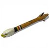 Image 1 : 26" Eagle Design Wood Flute - 2.5" Diameter