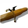 Image 3 : 26" Eagle Design Wood Flute - 2.5" Diameter