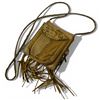 Image 1 : Zippered Leather Cross Body Purse (6" x 7")