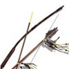 Image 3 : 45" Wood Bow with 2 Bone Tipped Arrows