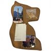 Image 2 : George R. Price Signed Cedar Wall Plaque of Bear - Coast Salish - 3" thick x 9" wide x 16" tall