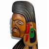 Image 2 : Signed R. Krawchuk "Chief Eagle" Wood Wall Plaque - Squamish BC - (.5" thick x 7" wide x 16" tall)