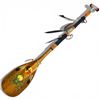 Image 1 : Perry Gadue Southwest Style Painted Paddle with Beaded and Feathered Handle (46" long)