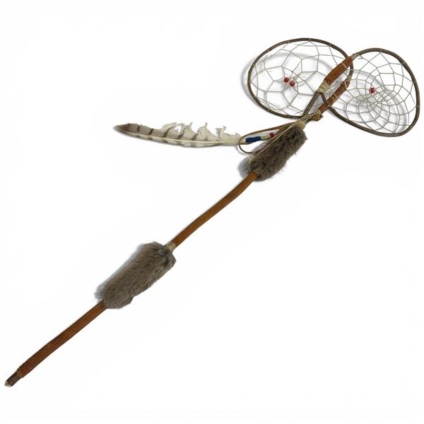 29" Spirit Stick with Beads & Feathers