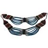 Image 1 : 2 Hishi Bead Chocker Necklaces (1.5" wide x 18" long)