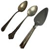 Image 1 : 2 Sterling Silver Spoons & 1 Pate Knife (1 spoon is engraved Sooke Women's Institute 1913 ) * Total