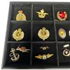 Image 2 : Collection of Cap Badges, Lapel Pins, and Brooches (Colonel Sanders, Air Cadets, Women in the Armed