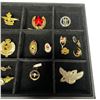 Image 3 : Collection of Cap Badges, Lapel Pins, and Brooches (Colonel Sanders, Air Cadets, Women in the Armed