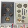 Image 2 : Canadian Mint Sets Sealed in Plio Film * 1968, 1969, 1970, 1973 x 2 , 1988, 1989 & one 1969 US Set