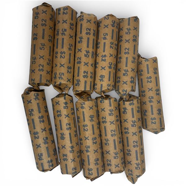 11 Rolls of Canadian Nickels * 1940s - 1960s