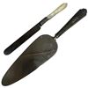 Image 1 : Silver Handled Cake Server & Butter Knife with Sterling Mount