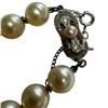 Image 3 : Vintage Majorica 22" Pearl Necklace with Sterling Silver Clasp * 8mm pearls * Complete with Certific