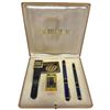 Image 1 : Waterman Gift Set of Watch, Lighter, Fountian Pen & Felt Pen * All in original fitted case