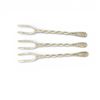 Image 2 : 3 Vintage Sterling Silver 4.75" Pickle Forks by Mildred Creed * Total weight: 25.9 grams