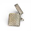 Image 2 : Sterling Silver Arts & Crafts Hammered Finish Vesta Case * British Hallmarks * Weight: 18.3 grams