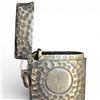 Image 4 : Sterling Silver Arts & Crafts Hammered Finish Vesta Case * British Hallmarks * Weight: 18.3 grams