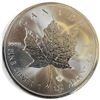 Image 2 : Five 2021 Canada .9999 Fine Silver 1 Troy Oz. Maple Dollar Coins * Tax exempt * Total of 5 Troy Oz.
