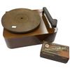 Image 1 : Vintage Marconi Junior Turntable - Model: 4335 (includes a record cleaning brush)