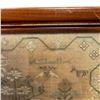 Image 3 : Antique 1928 Embroidered Sampler (20" x 24" framed)