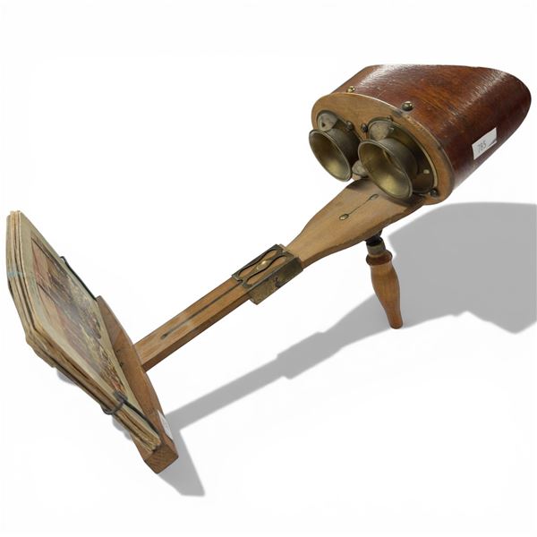 Antique Stereograph with 10 Assorted Photos