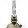 Image 5 : Metal Russian Oil Lamp with Chimney - 17" tall