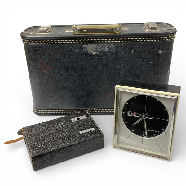 Boosey & Hawkes Regent Clarinet, Caravelle Alarm Clock, & Lifetime Transistor Radio