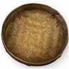 Image 2 : Bamboo & Rattan Lidded Tibetan-Style Food Basket - 6" tall x 9" diameter