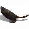 Image 1 : Large Carved Wood Goose Statue (9" x 26" x 14" tall)