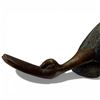 Image 3 : Large Carved Wood Goose Statue (9" x 26" x 14" tall)