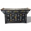 Image 1 : Chinese Sideboard with Phoenix & Floral Mother-of-Pearl Inlay (18" x 60" x 34" tall)