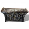 Image 2 : Chinese Sideboard with Phoenix & Floral Mother-of-Pearl Inlay (18" x 60" x 34" tall)