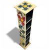 Image 2 : Hand Painted CD Storage Tower (45" tall)