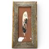 Image 2 : 3 Metis Painted Feathers in Handcrafted Wood Frames * Painting by Lucille Scott * Frames by Louise G