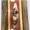 Image 3 : 3 Metis Painted Feathers in Handcrafted Wood Frames * Painting by Lucille Scott * Frames by Louise G