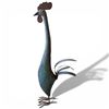 Image 2 : 38" Tall Metal Yard Rooster - 11" wide
